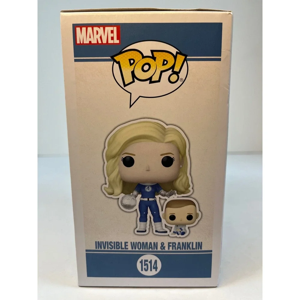 Funko Pop Marvel Fantastic 4 First Steps Invisible Woman & Franklin 1514